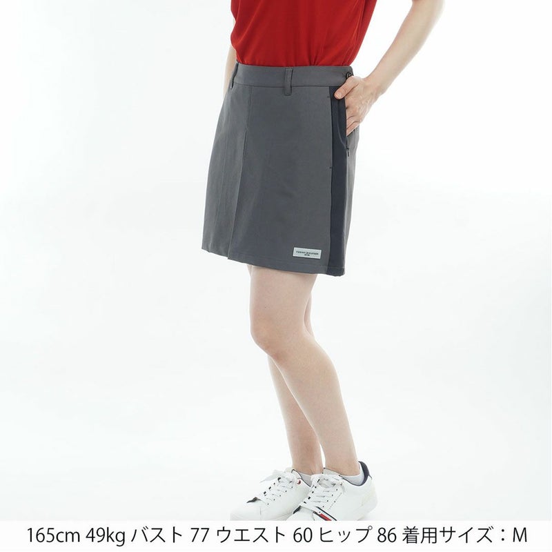 TommyHilfigerGolf トミーヒルフィガーゴルフ レディース ゴルフウェア スカート チャコールグレー 詳細2