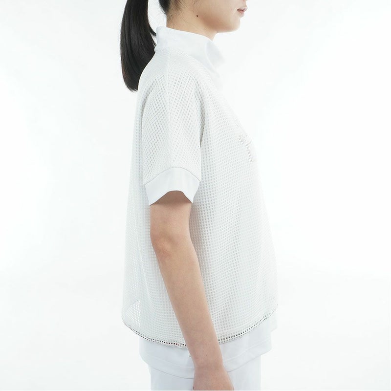 TommyHilfigerGolf トミーヒルフィガーゴルフ レディース モックネックシャツ ホワイト 詳細5