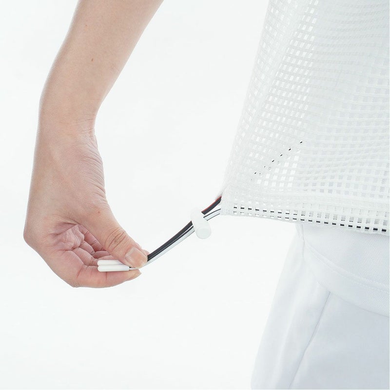 TommyHilfigerGolf トミーヒルフィガーゴルフ レディース モックネックシャツ ホワイト 詳細8