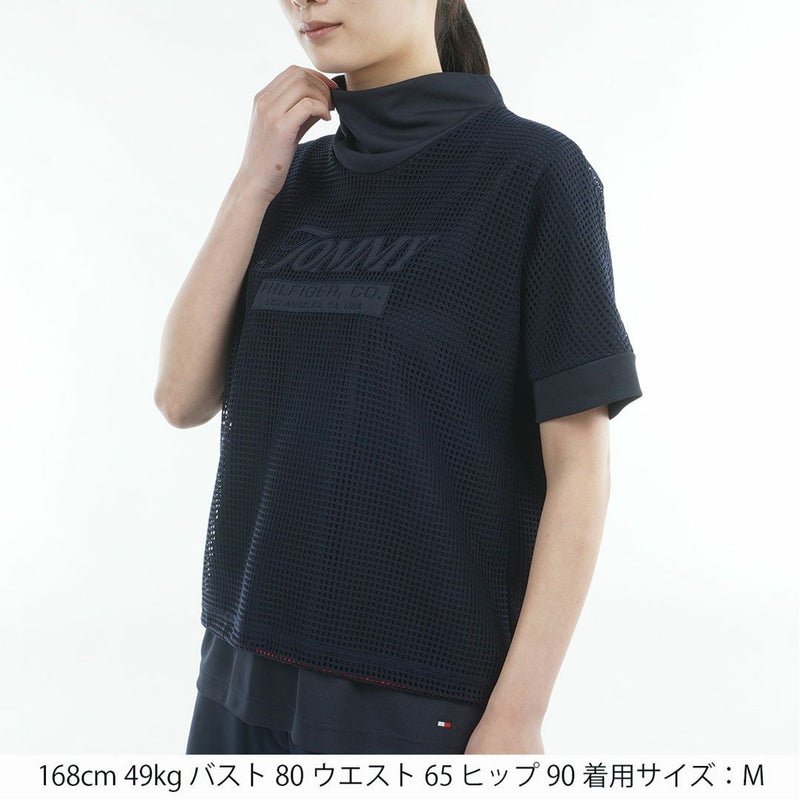 TommyHilfigerGolf トミーヒルフィガーゴルフ レディース モックネックシャツ ネイビー 詳細2