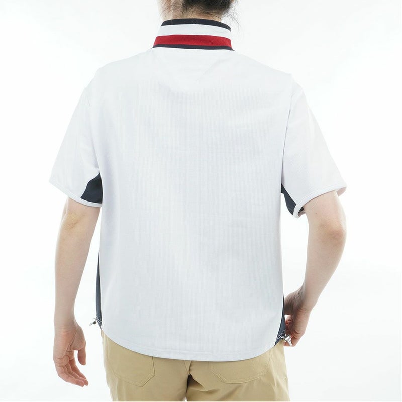 TommyHilfigerGolf トミーヒルフィガーゴルフ レディース ウィンドプルオーバー 半袖 ホワイト 詳細3