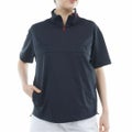 TommyHilfigerGolf トミーヒルフィガーゴルフ レディース ウィンドプルオーバー 半袖 ネイビー 詳細1