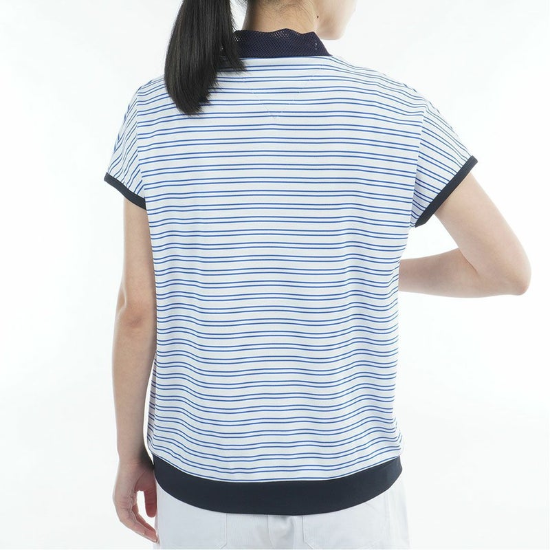 TommyHilfigerGolf トミーヒルフィガーゴルフ レディース モックネックシャツ 半袖 ブルー 詳細3