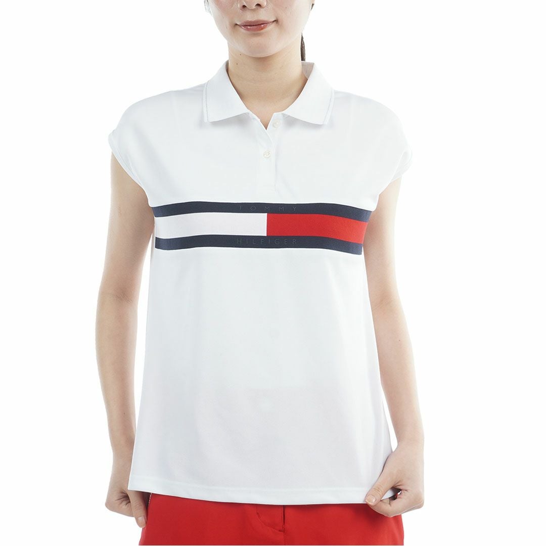 TommyHilfigerGolf トミーヒルフィガーゴルフ レディース ポロシャツ 半袖 ホワイト 詳細1
