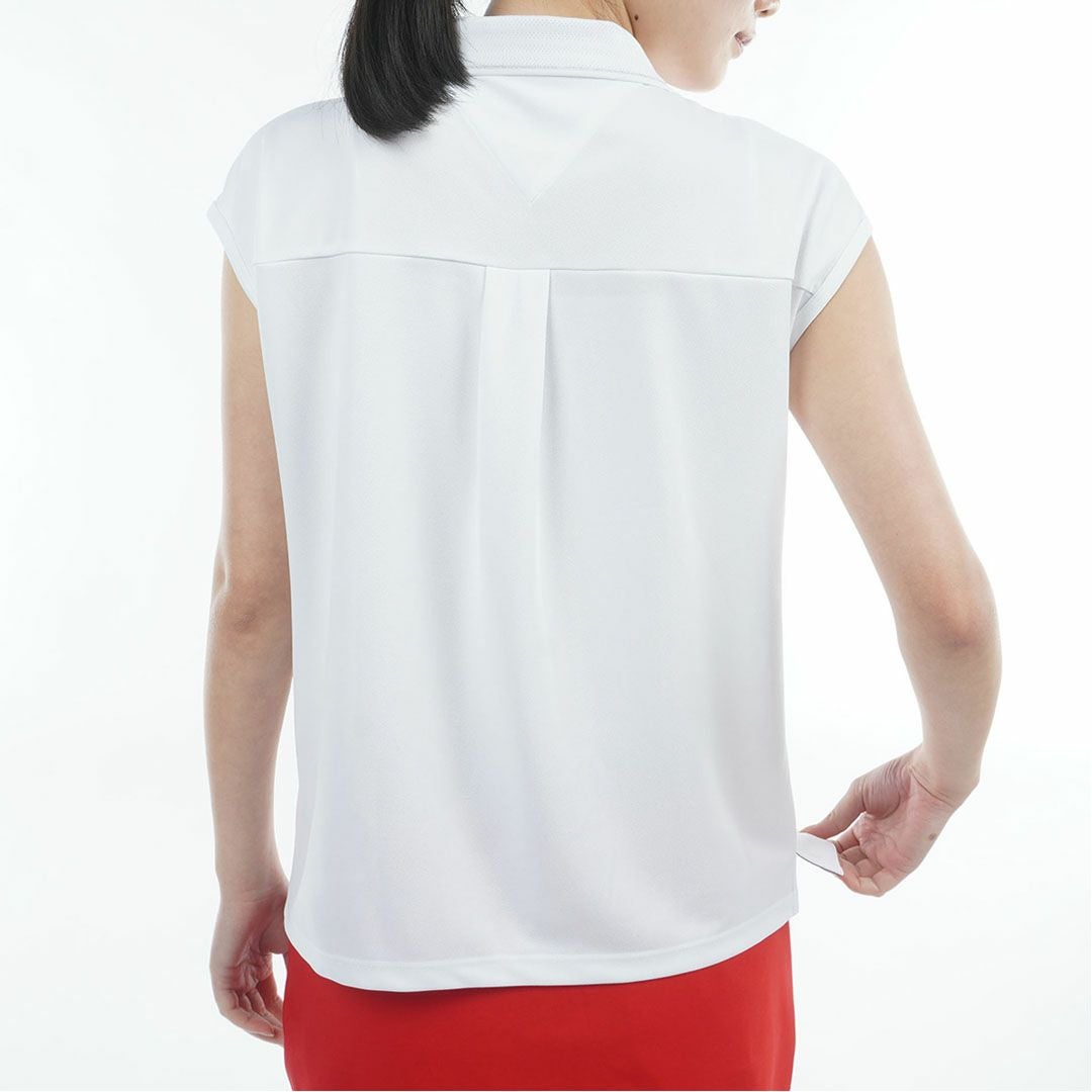 TommyHilfigerGolf トミーヒルフィガーゴルフ レディース ポロシャツ 半袖 ホワイト 詳細3