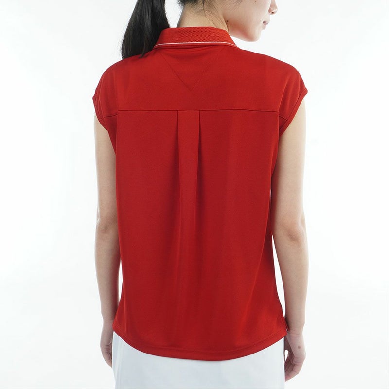 TommyHilfigerGolf トミーヒルフィガーゴルフ レディース ポロシャツ 半袖 レッド 詳細4