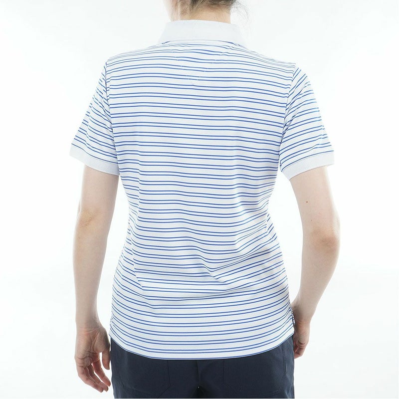 TommyHilfigerGolf トミーヒルフィガーゴルフ レディース ポロシャツ 半袖 ブルー ボーダー 詳細3