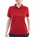 TommyHilfigerGolf トミーヒルフィガーゴルフ レディース ポロシャツ 半袖 レッド 詳細1