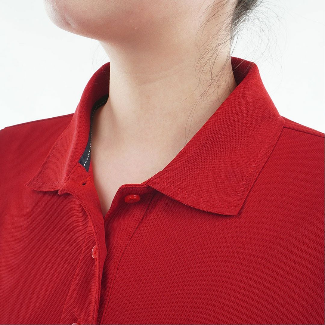 TommyHilfigerGolf トミーヒルフィガーゴルフ レディース ポロシャツ 半袖 レッド 詳細8