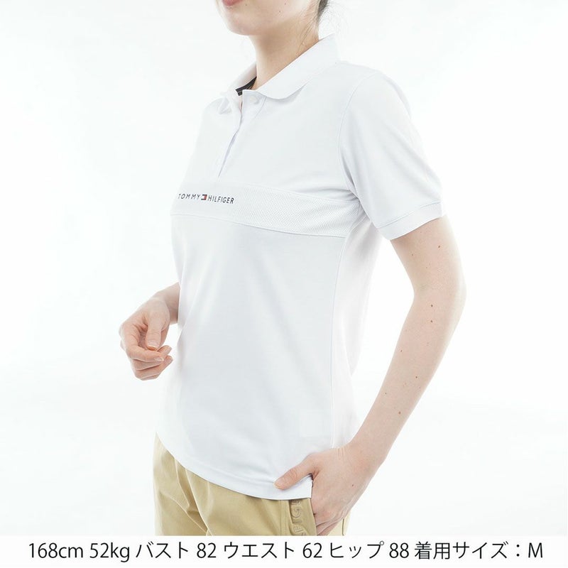 TommyHilfigerGolf トミーヒルフィガーゴルフ レディース ポロシャツ 半袖 ホワイト 詳細2