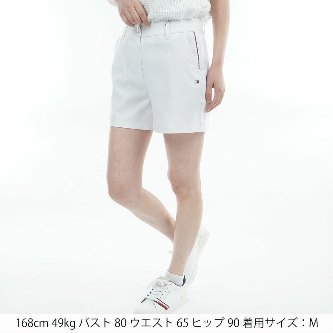 TommyHilfigerGolf トミーヒルフィガーゴルフ レディース ショートパンツ ホワイト 詳細2