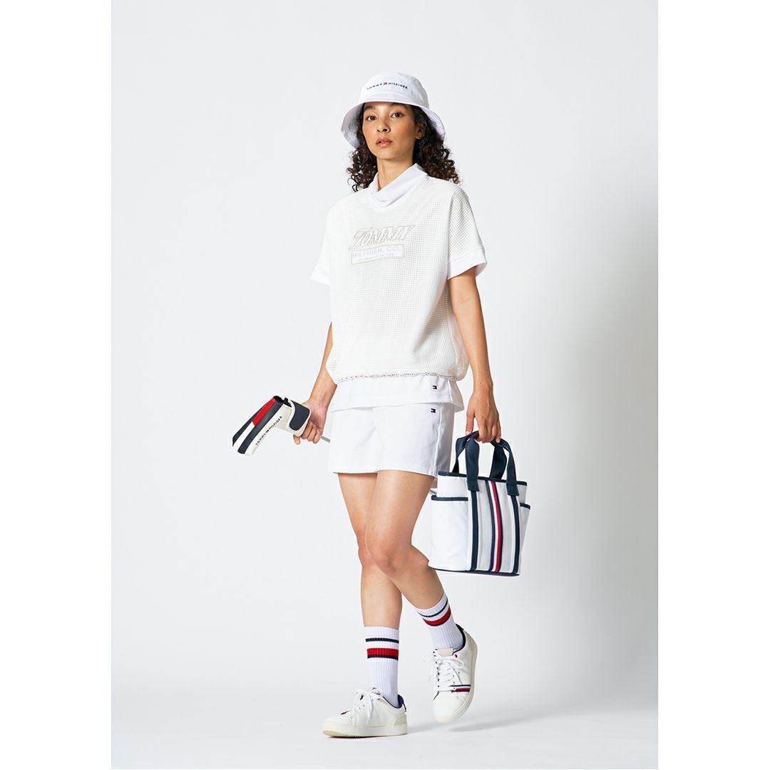 トミー ヒルフィガー ゴルフ: 半袖モック&ショートパンツ　セット 森美穂プロ着用】[トミー ヒルフィガー ゴルフ]レディース ツイル