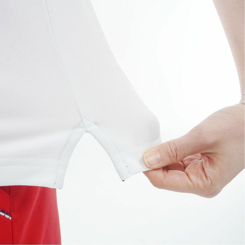 トミーヒルフィガーゴルフ Tommy Hilfiger Golf レディース 半袖 ポロシャツ THLA615 ホワイト 詳細5