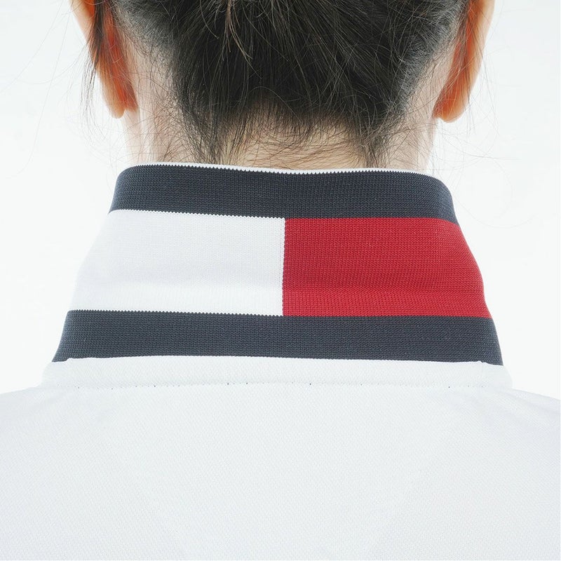 トミーヒルフィガーゴルフ Tommy Hilfiger Golf レディース 半袖 ポロシャツ THLA615 ホワイト 詳細6