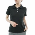 トミーヒルフィガーゴルフ Tommy Hilfiger Golf レディース 半袖 ポロシャツ THLA615 ブラック