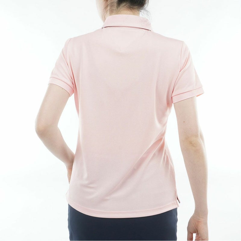 トミーヒルフィガーゴルフ Tommy Hilfiger Golf レディース 半袖 ポロシャツ THLA615 ピンク 詳細2