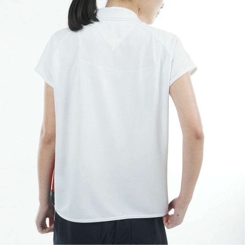 トミーヒルフィガーゴルフ Tommy Hilfiger Golf レディース 半袖ポロシャツ THLA617 ホワイト 詳細2