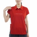 トミーヒルフィガーゴルフ Tommy Hilfiger Golf レディース 半袖ポロシャツ THLA617 レッド