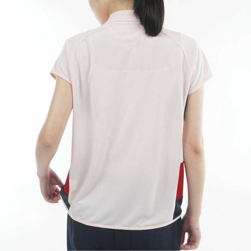 トミーヒルフィガーゴルフ Tommy Hilfiger Golf レディース 半袖ポロシャツ THLA617 ピンク 詳細2