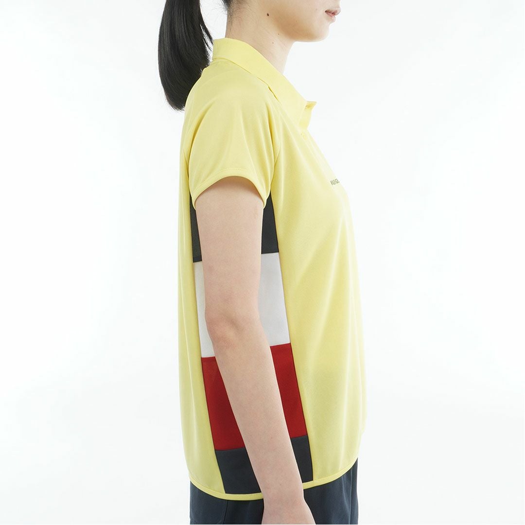 トミーヒルフィガーゴルフ Tommy Hilfiger Golf レディース 半袖ポロシャツ THLA617 イエロー 詳細4
