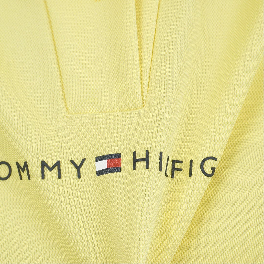 トミーヒルフィガーゴルフ Tommy Hilfiger Golf レディース 半袖ポロシャツ THLA617 イエロー 詳細7