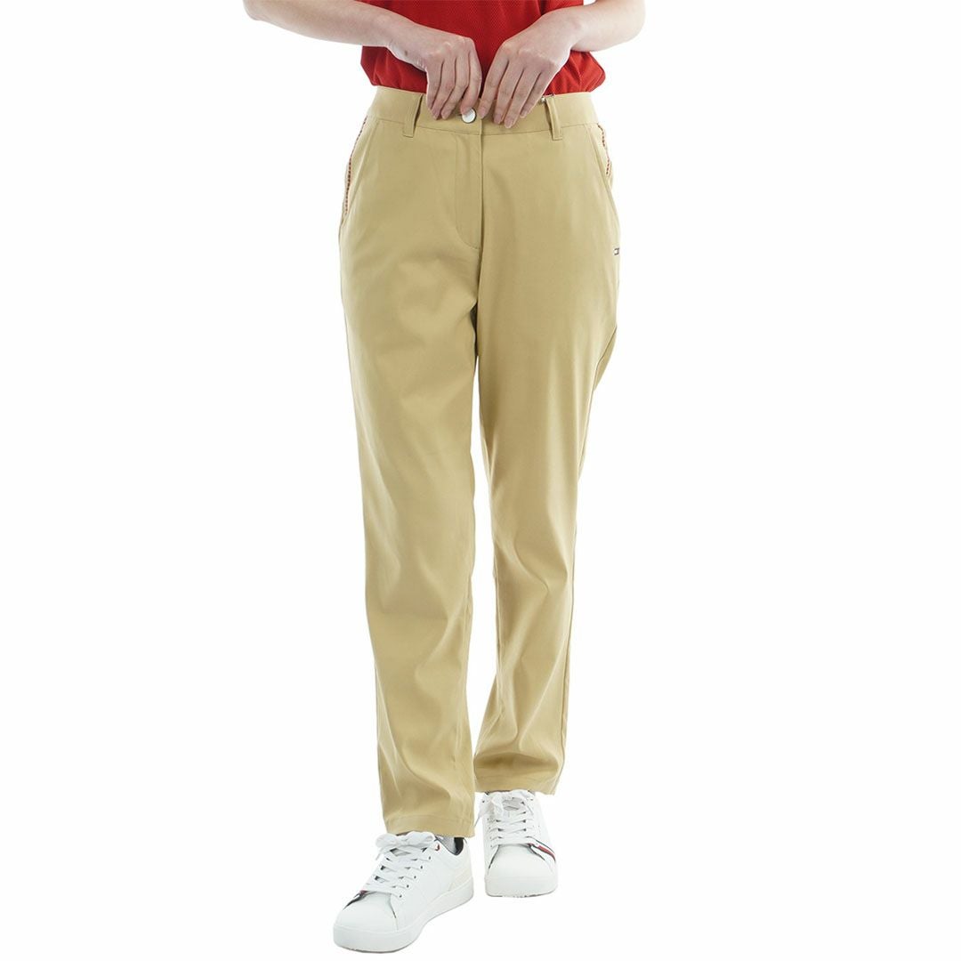 TommyHilfigerGolf トミーヒルフィガーゴルフ レディース 九分丈パンツ サンドベージュ 詳細1