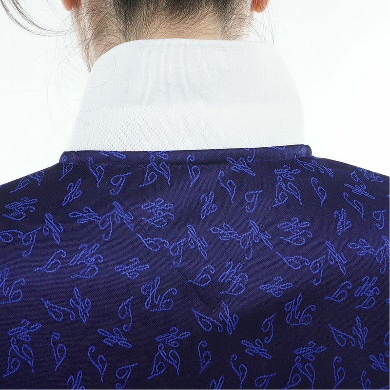 トミー ヒルフィガー ゴルフ TOMMY HILFIGER GOLF レディース ロゴジャカード クレリックポロシャツ THLA620 ネイビー