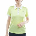 トミー ヒルフィガー ゴルフ TOMMY HILFIGER GOLF レディース ロゴジャカード クレリックポロシャツ THLA620 ライムグリーン