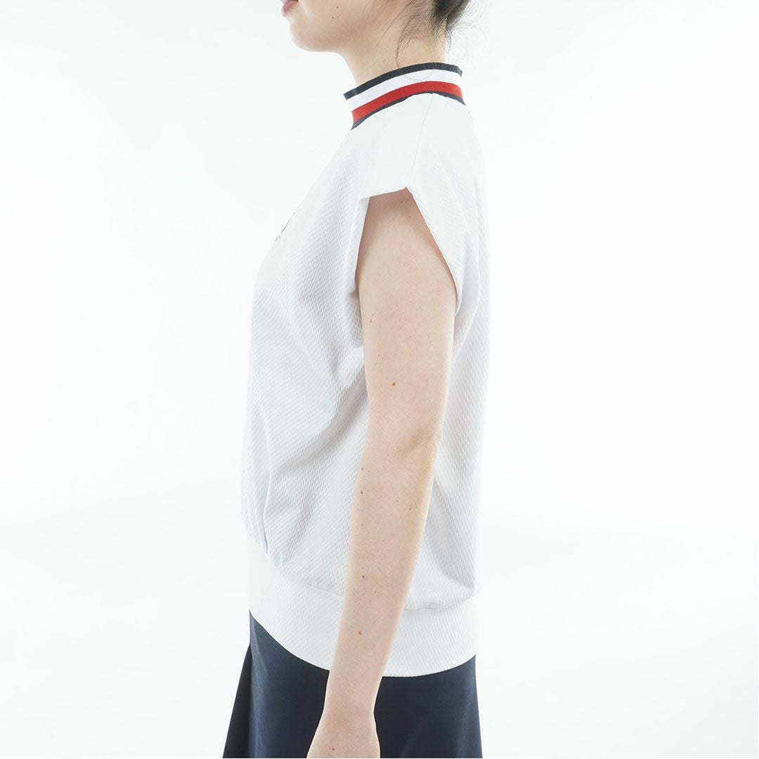 トミー ヒルフィガー ゴルフ TOMMY HILFIGER GOLF レディース フレンチコクーン モックネックシャツ THLA621 ホワイト