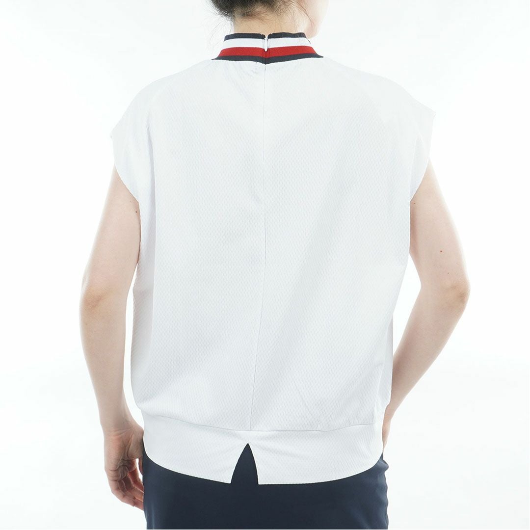 トミー ヒルフィガー ゴルフ TOMMY HILFIGER GOLF レディース フレンチコクーン モックネックシャツ THLA621 ホワイト