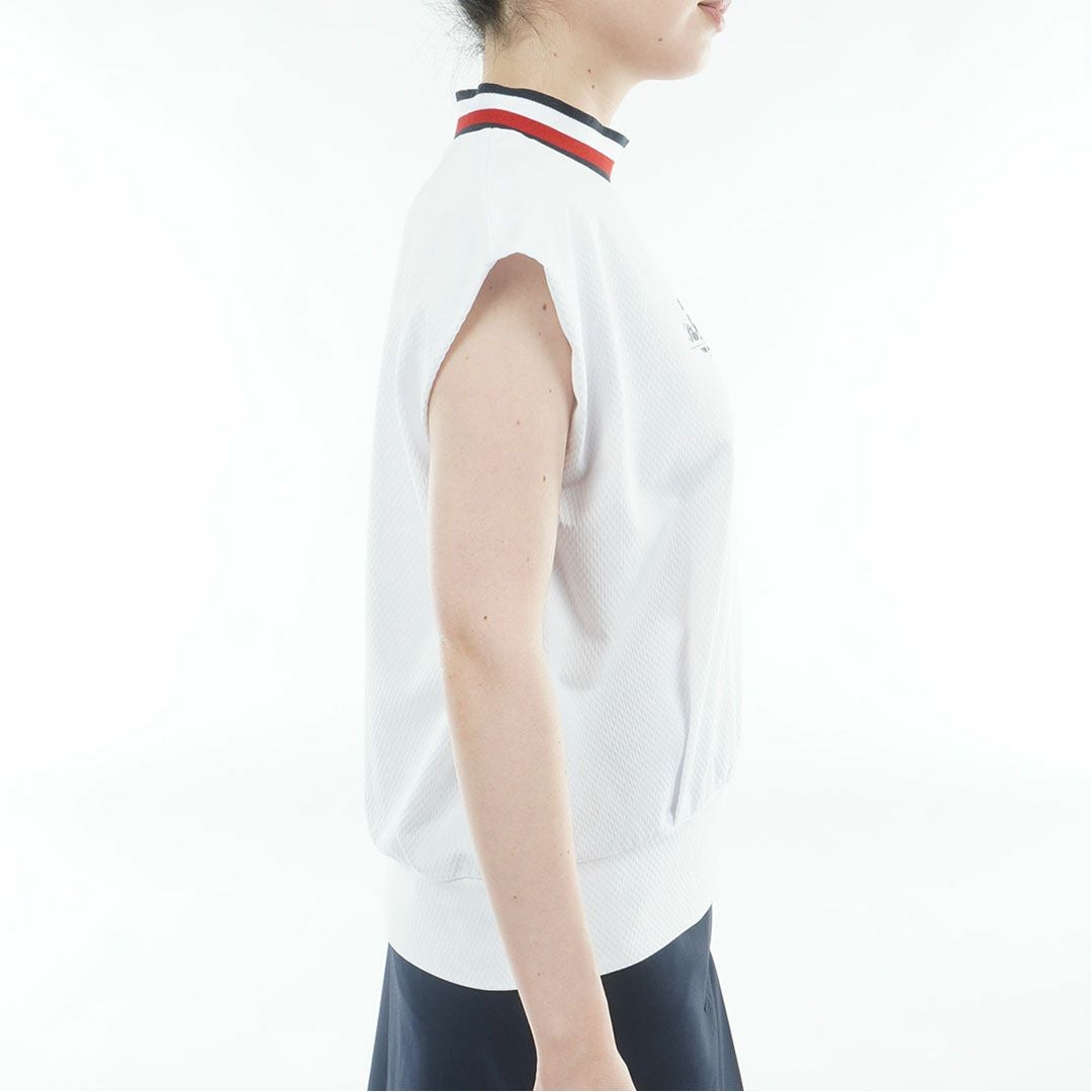 トミー ヒルフィガー ゴルフ TOMMY HILFIGER GOLF レディース フレンチコクーン モックネックシャツ THLA621 ホワイト