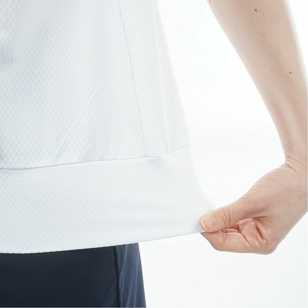 トミー ヒルフィガー ゴルフ TOMMY HILFIGER GOLF レディース フレンチコクーン モックネックシャツ THLA621 ホワイト