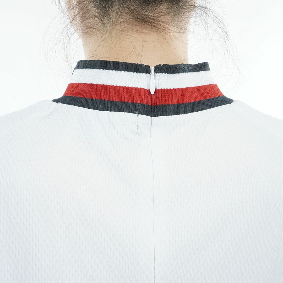 トミー ヒルフィガー ゴルフ TOMMY HILFIGER GOLF レディース フレンチコクーン モックネックシャツ THLA621 ホワイト