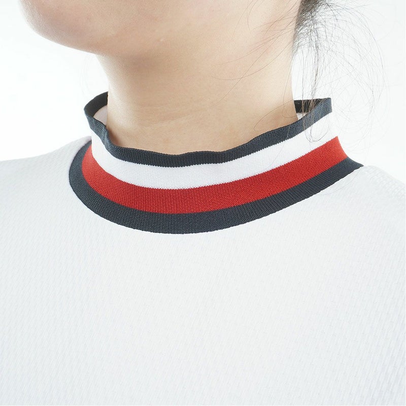 トミー ヒルフィガー ゴルフ TOMMY HILFIGER GOLF レディース フレンチコクーン モックネックシャツ THLA621 ホワイト