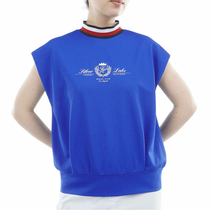トミー ヒルフィガー ゴルフ TOMMY HILFIGER GOLF レディース フレンチコクーン モックネックシャツ THLA621 ブルー