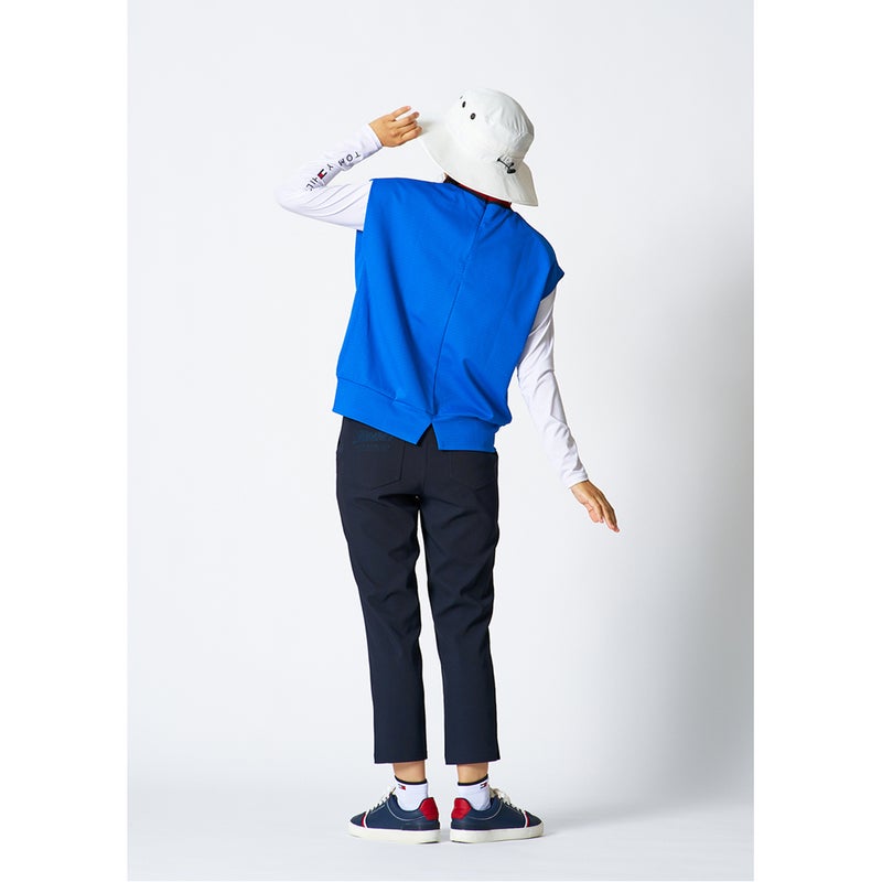 トミー ヒルフィガー ゴルフ TOMMY HILFIGER GOLF レディース フレンチコクーン モックネックシャツ THLA621 ブルー