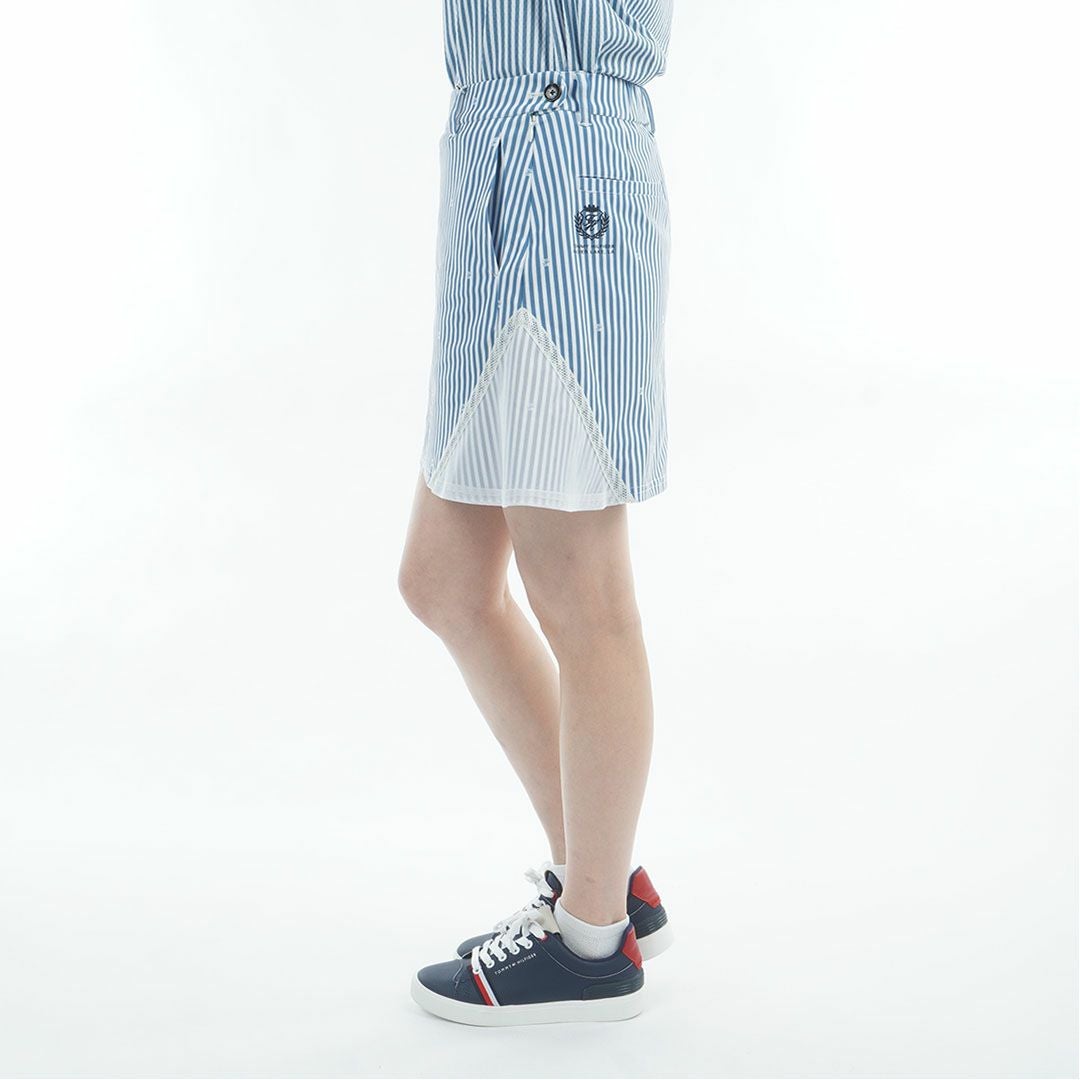 TommyHilfigerGolf トミーヒルフィガーゴルフ レディース スカート ブルー ストライプ 詳細3