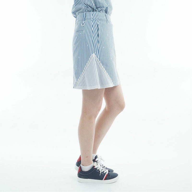 TommyHilfigerGolf トミーヒルフィガーゴルフ レディース スカート ブルー ストライプ 詳細5