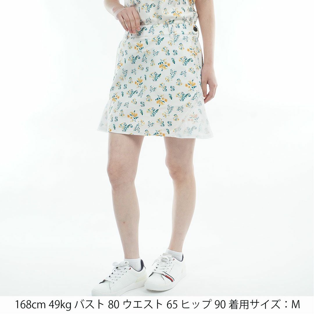 TommyHilfigerGolf トミーヒルフィガーゴルフ レディース スカート イエロー 花柄 詳細2