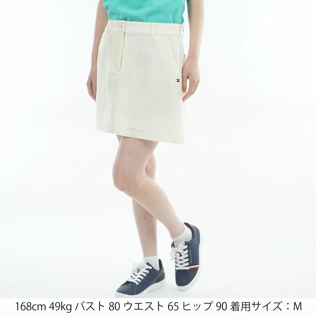 トミー ヒルフィガー ゴルフ]レディース パナマメッシュ スカート