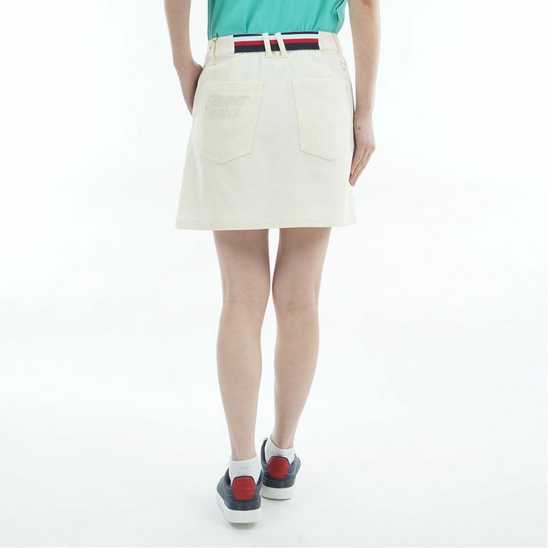 トミー ヒルフィガー ゴルフ TOMMY HILFIGER GOLF レディース パナマメッシュ スカート THLA625 オフホワイト