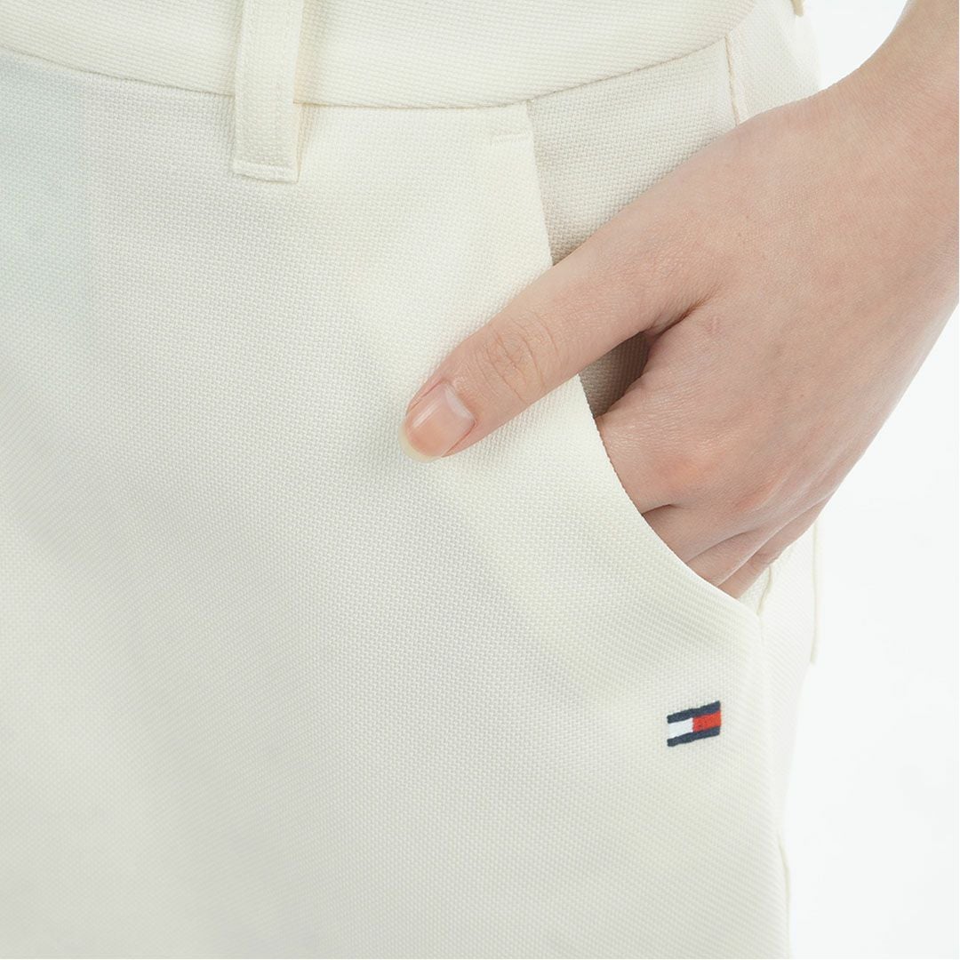 トミー ヒルフィガー ゴルフ TOMMY HILFIGER GOLF レディース パナマメッシュ スカート THLA625 オフホワイト
