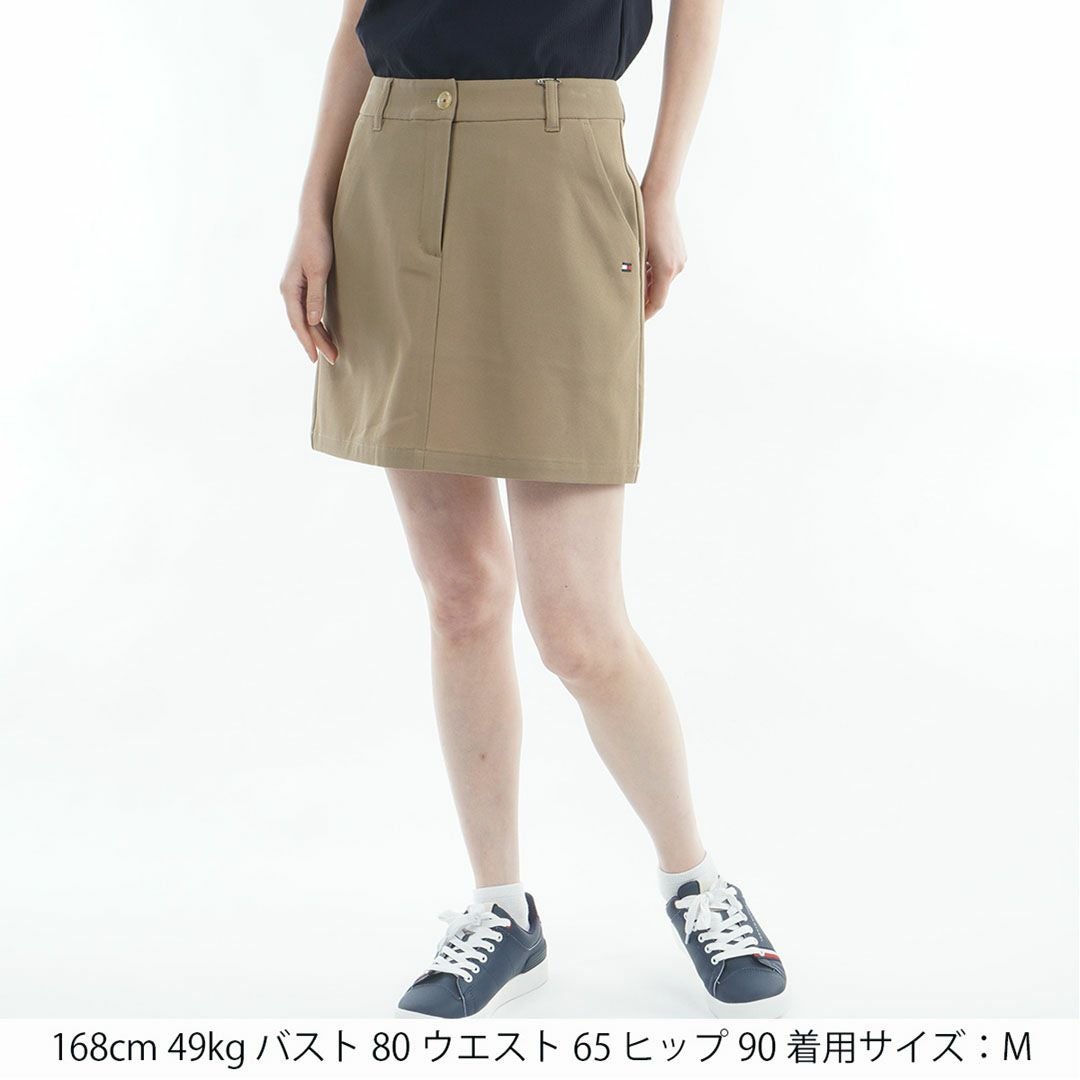 トミー ヒルフィガー ゴルフ TOMMY HILFIGER GOLF レディース パナマメッシュ スカート THLA625 ベージュ