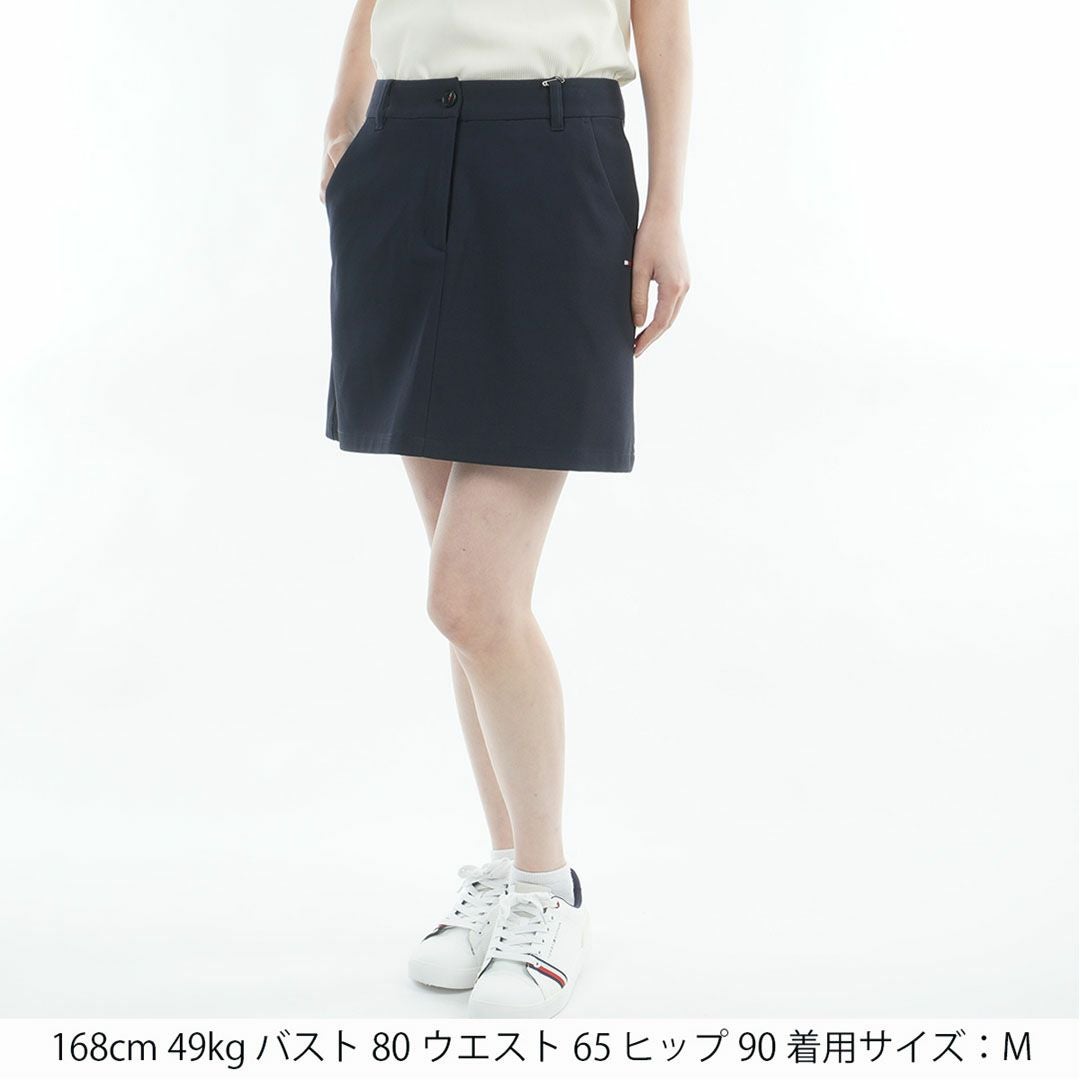 トミー ヒルフィガー ゴルフ TOMMY HILFIGER GOLF レディース パナマメッシュ スカート THLA625 ネイビー