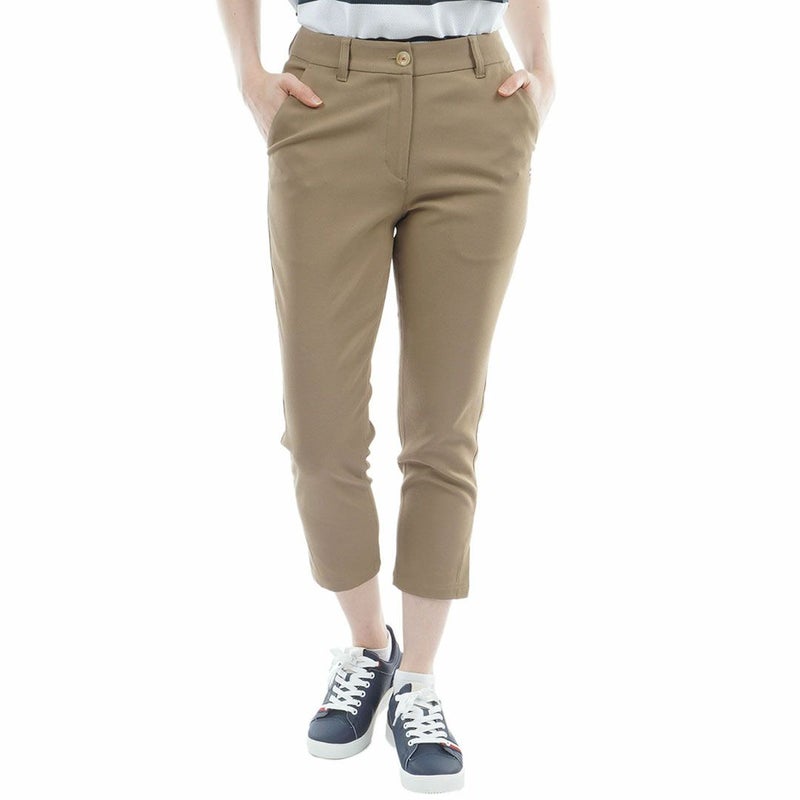 トミー ヒルフィガー ゴルフ TOMMY HILFIGER GOLF レディース パナマメッシュ 七分丈パンツ THLA626 ベージュ