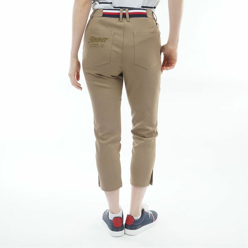 トミー ヒルフィガー ゴルフ TOMMY HILFIGER GOLF レディース パナマメッシュ 七分丈パンツ THLA626 ベージュ
