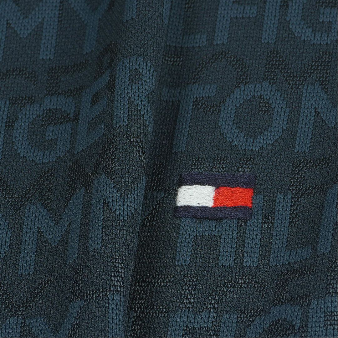 トミー ヒルフィガー ゴルフ TOMMY HILFIGER GOLF レディース ロゴジャカード ポロシャツ THLA627 ネイビー