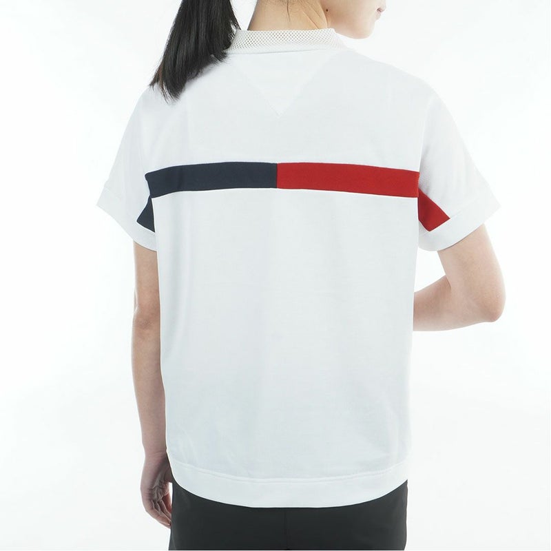 トミー ヒルフィガー ゴルフ TOMMY HILFIGER GOLF レディース ワッフルリラックス モックネックシャツ THLA628 ホワイト