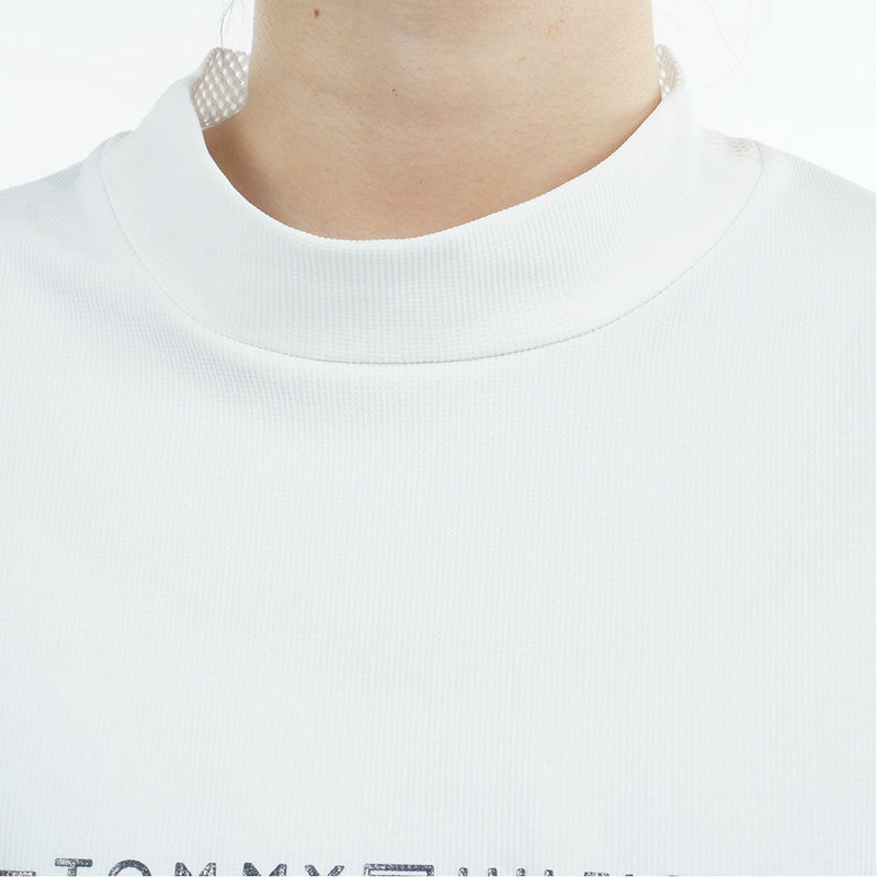 トミー ヒルフィガー ゴルフ TOMMY HILFIGER GOLF レディース ワッフルリラックス モックネックシャツ THLA628 ホワイト