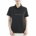 トミー ヒルフィガー ゴルフ TOMMY HILFIGER GOLF レディース ストレッチコードピケ ポロシャツ THLA629 ブラック